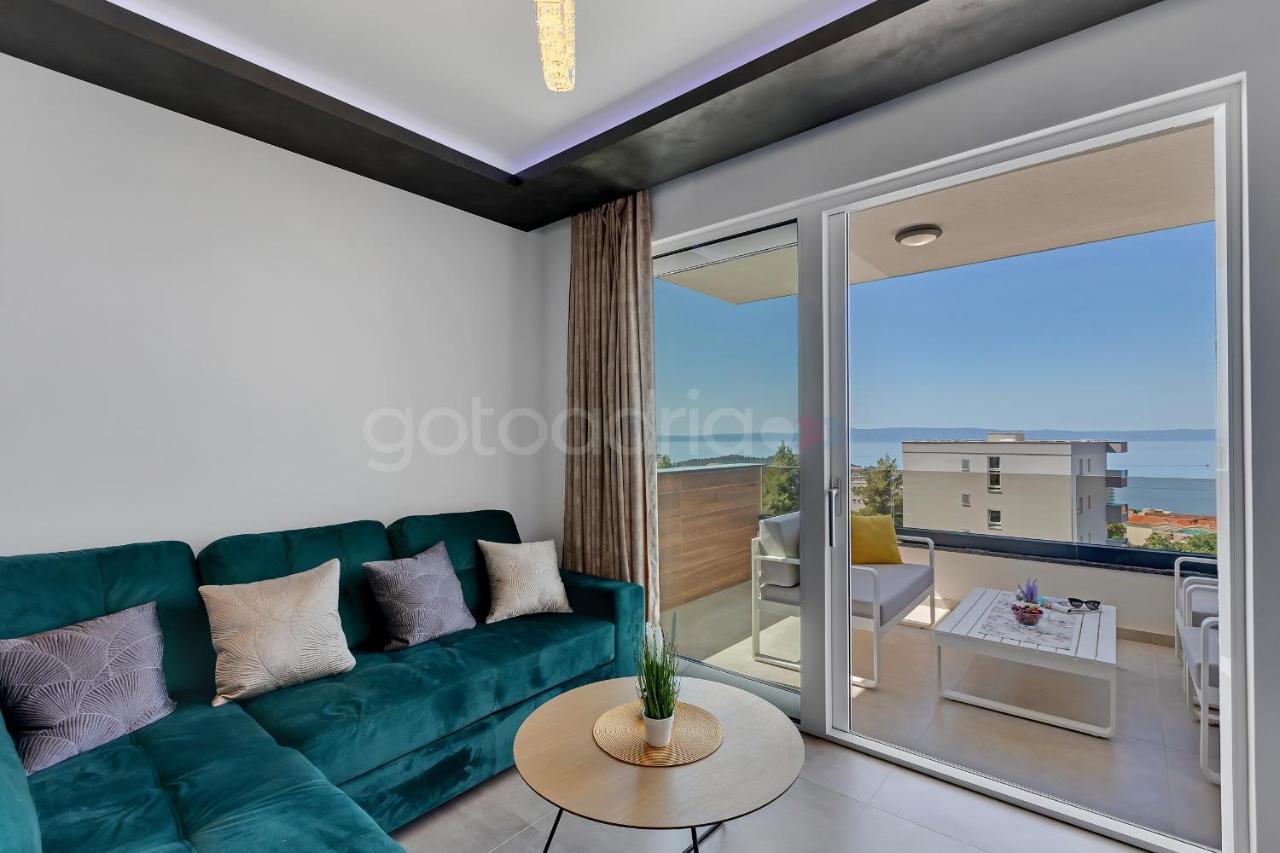 Luxury Seaview Apt Luki - Free Parking マカルスカ エクステリア 写真