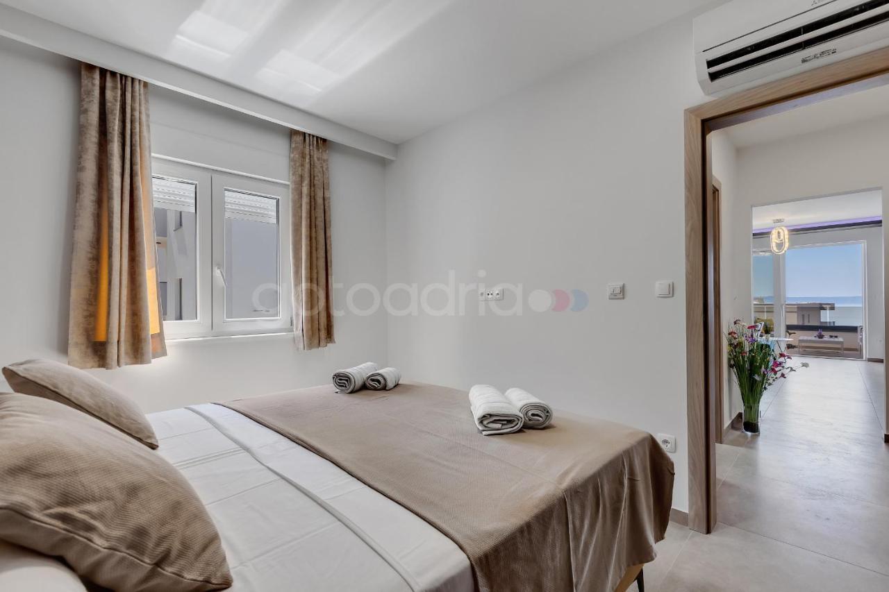 Luxury Seaview Apt Luki - Free Parking マカルスカ エクステリア 写真