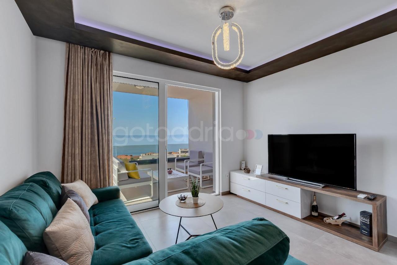 Luxury Seaview Apt Luki - Free Parking マカルスカ エクステリア 写真